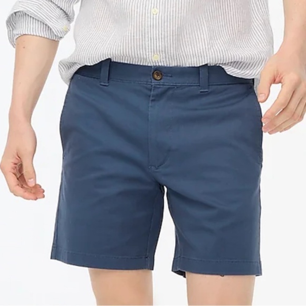J Crew Factory 7" flex chino short men’s blue size 38